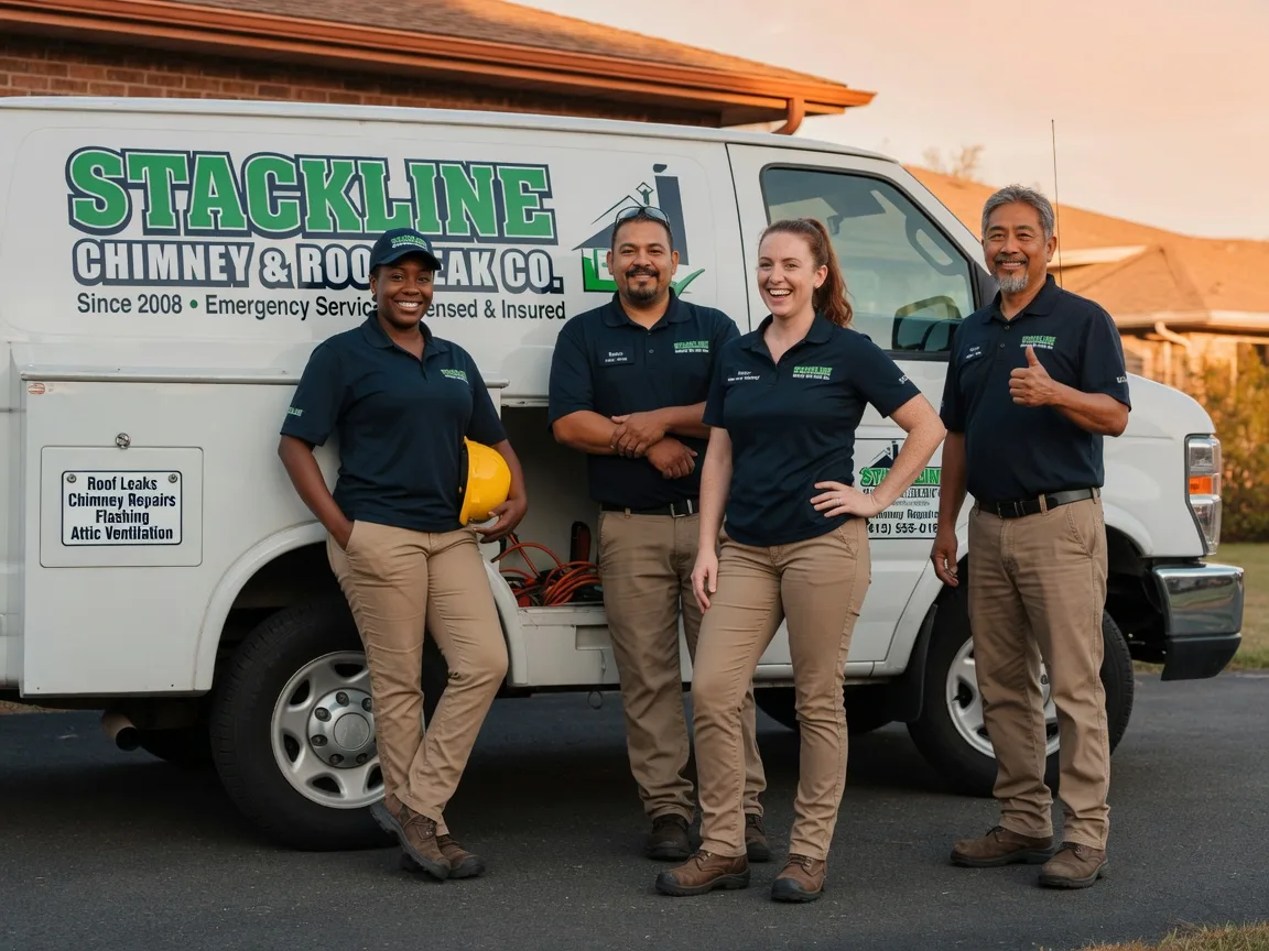 Chimney flashing repair company in Hammond, OR